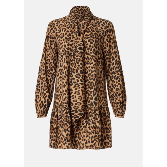 Kate Spade leopard print dress Size Medium - Picture 6 of 13